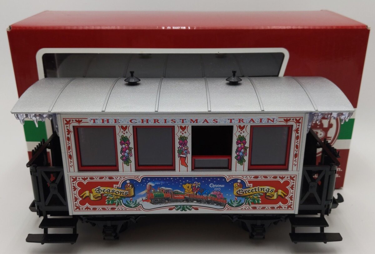 LGB 33077 G Scale The Christmas Train Passenger Car EX/Box