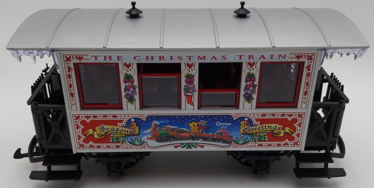 LGB 33077 G Scale The Christmas Train Passenger Car EX/Box