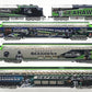 Bachmann HO Scale Hawthorne Village "Seattle Seahawks" AB Diesel Passenger Set EX