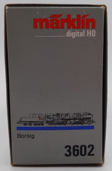 Marklin 3602 HO Scale Digital Borsig 2-6-8-0 Steam Locomotive & Tender #530001 VG/Box
