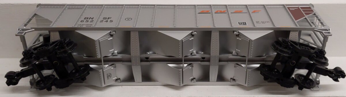 Aristo-Craft 41489PC-C G Scale BNSF 3-Bay 100 Ton Coal Hopper #652245 EX/Box