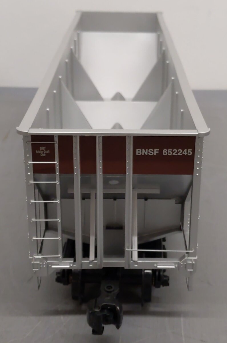 Aristo-Craft 41489PC-C G Scale BNSF 3-Bay 100 Ton Coal Hopper #652245 EX/Box