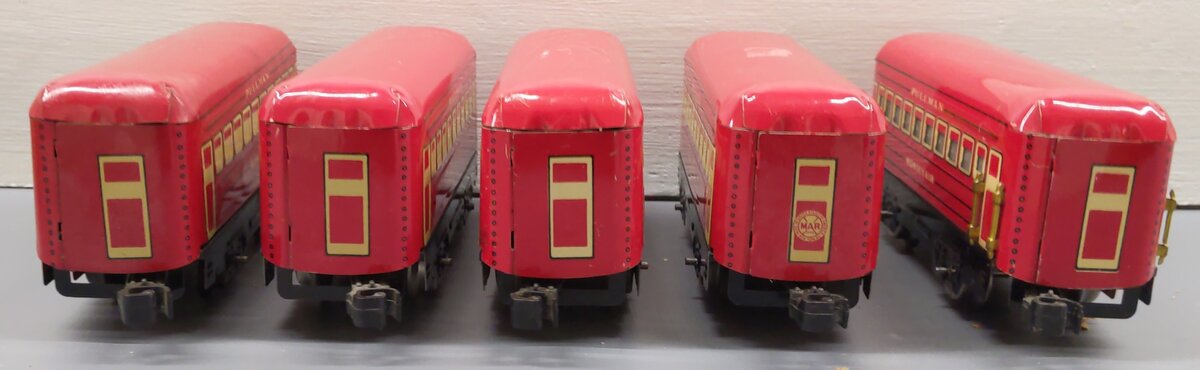 Marx O Gauge Pre War Pullman Passenger Cars: Montclair & Bogota [5] VG