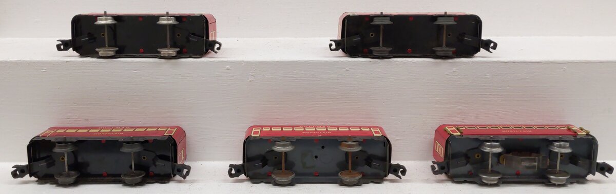 Marx O Gauge Pre War Pullman Passenger Cars: Montclair & Bogota [5] VG