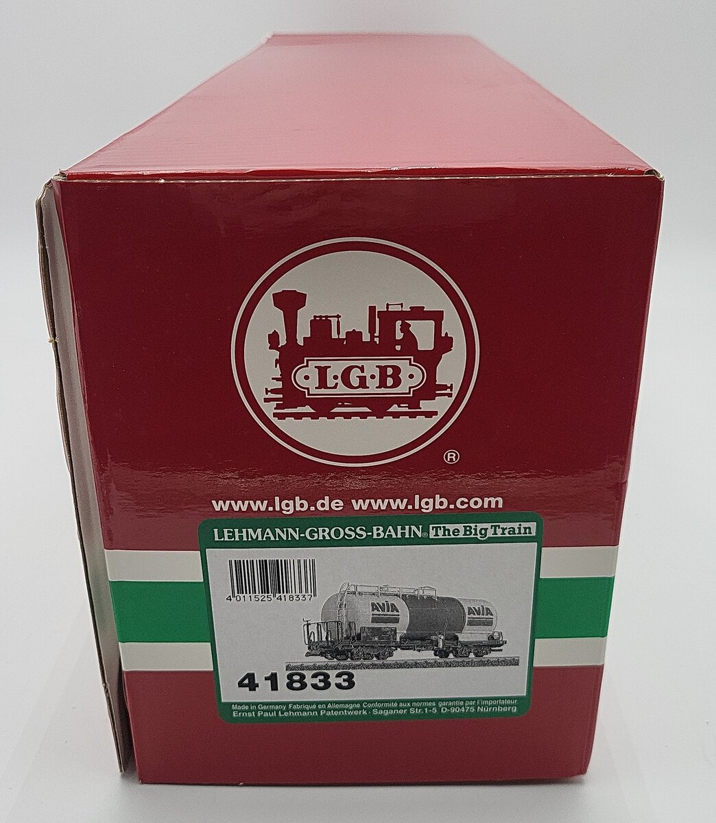 LGB 41833 G Scale Avia Bogie Tank Wagon EX/Box