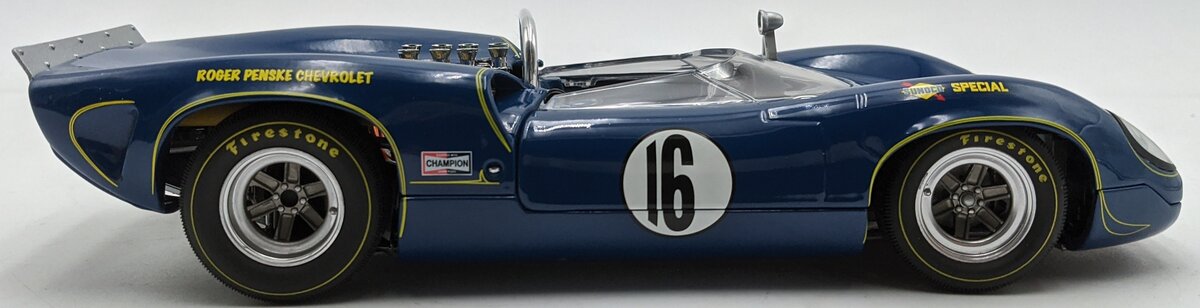 GMP 12002 1:18 Scale Diecast GMP Penske Racing Sunoco Lola T70 Spyder LN