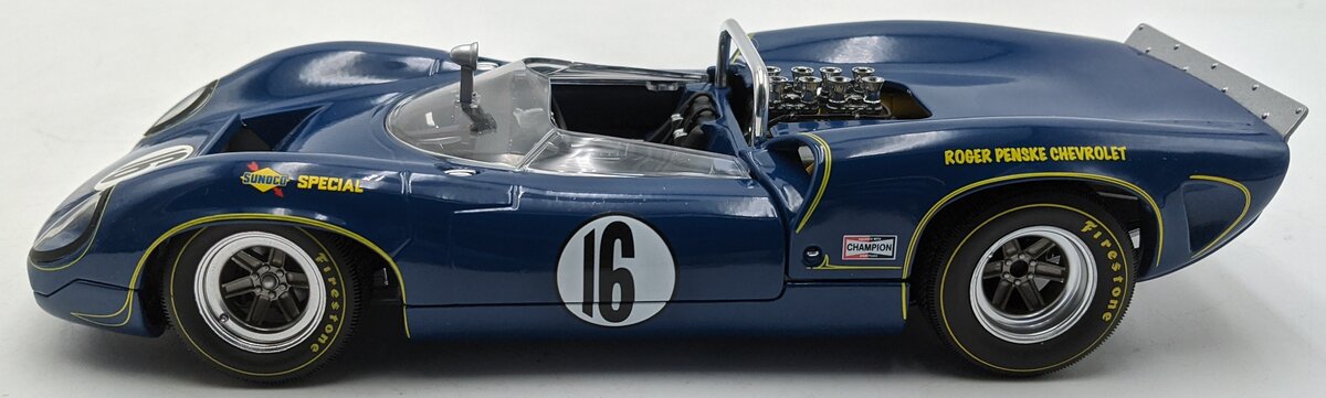 GMP 12002 1:18 Scale Diecast GMP Penske Racing Sunoco Lola T70 Spyder LN