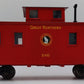 Bachmann 93811 G Scale Great Northern Center Cupola Wood Caboose (Metal Wheels) VG