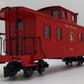 Bachmann 93811 G Scale Great Northern Center Cupola Wood Caboose (Metal Wheels) VG