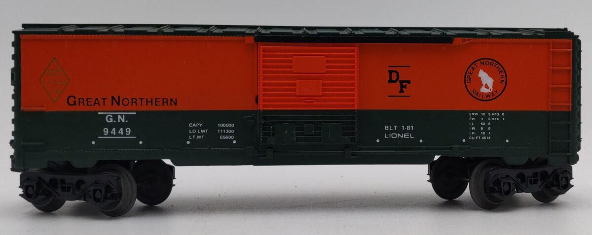 Lionel 6-9449 O Gauge Great Northern Boxcar EX