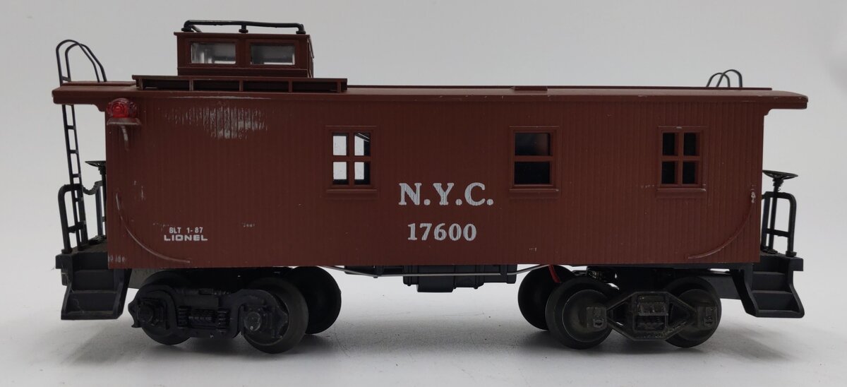 Lionel 6-17600 O Gauge New York Central Woodside Illuminated Caboose #17600 EX