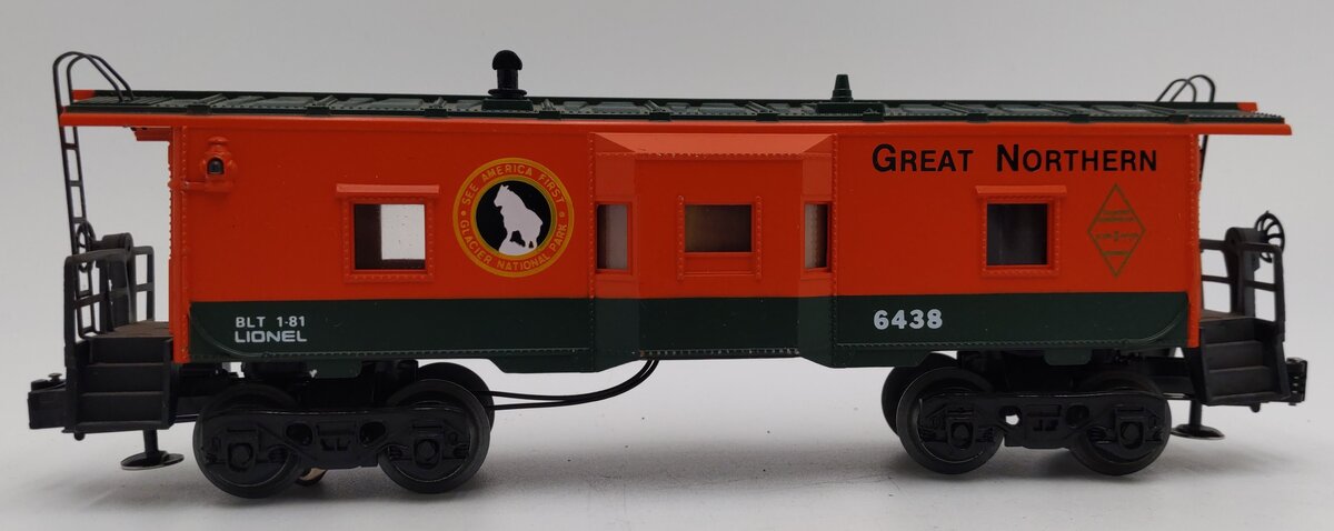 Lionel 6-6438 O Gauge Great Northern Bay Window Caboose #6438 EX