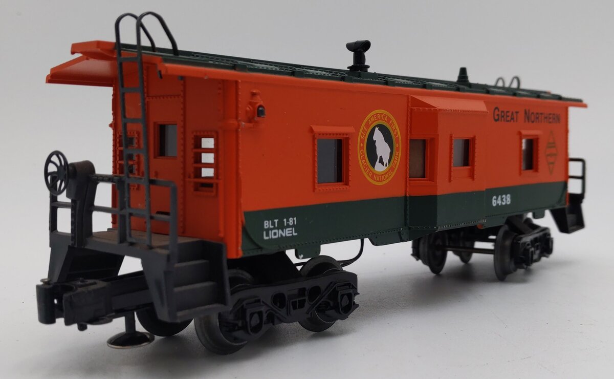Lionel 6-6438 O Gauge Great Northern Bay Window Caboose #6438 EX