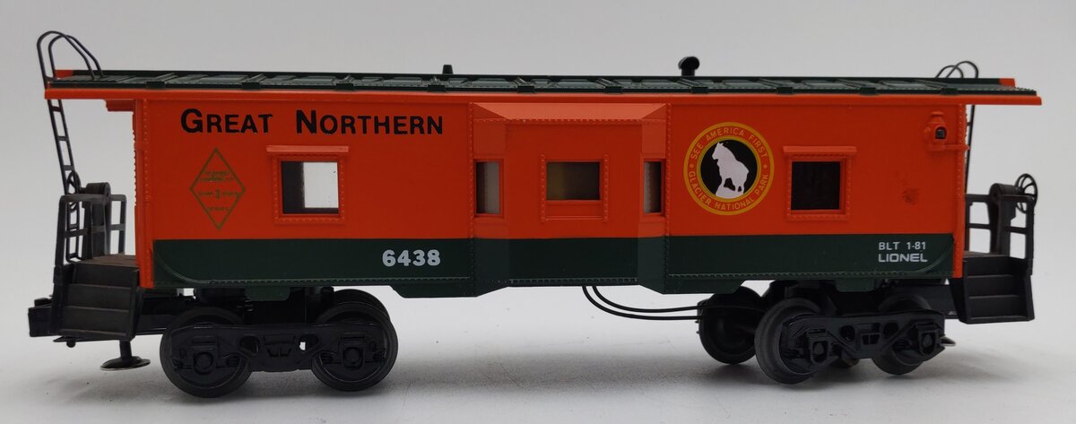Lionel 6-6438 O Gauge Great Northern Bay Window Caboose #6438 EX