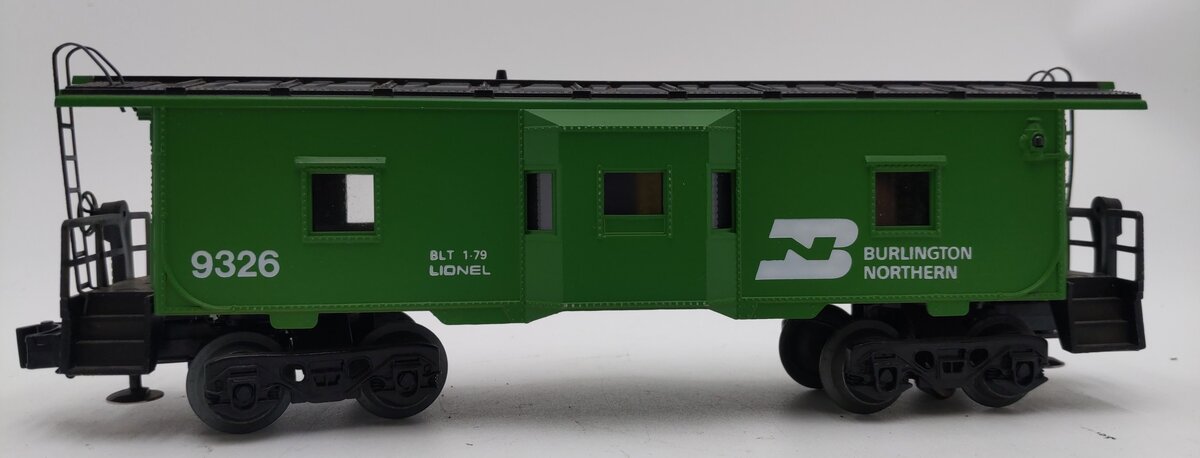 Lionel 6-9326 O Gauge Burlington Northern Bay Window Caboose EX