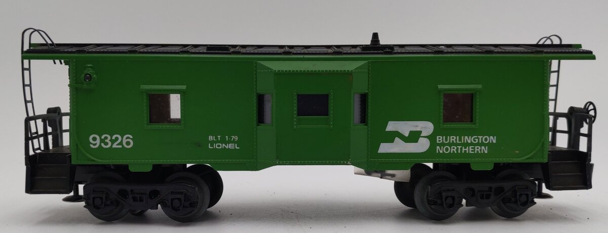 Lionel 6-9326 O Gauge Burlington Northern Bay Window Caboose EX