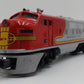 Lionel 2243P Vintage O Santa Fe F-3 A Powered Diesel Locomotive VG