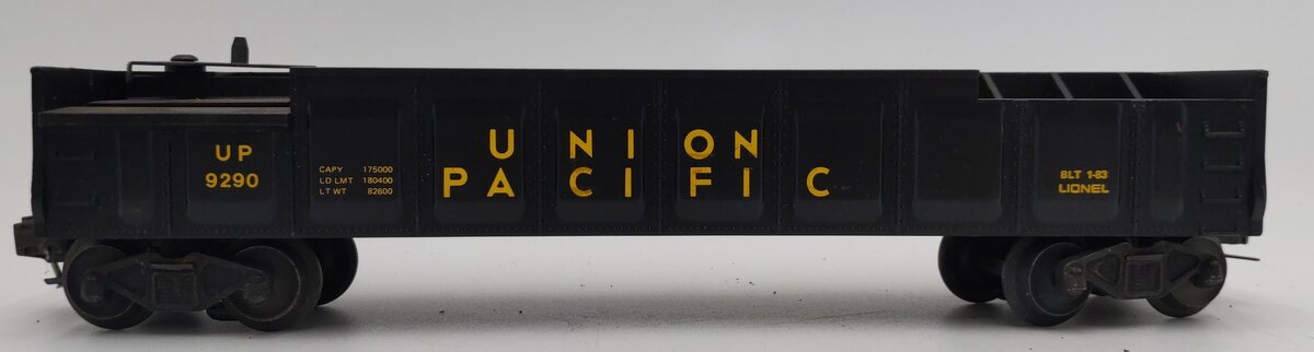 Lionel 6-9290 O Gauge Union Pacific Operating Barrel Car #9290 EX