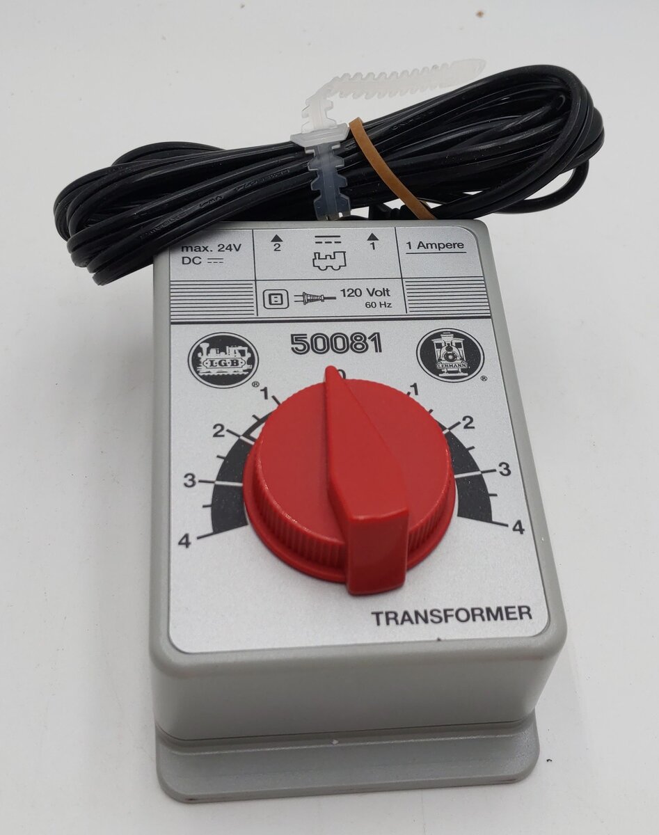 LGB 50081 G 120V Toy Transformer LN/Box