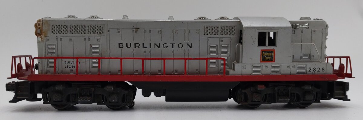 Lionel 2328 Vintage O Burlington GP-7 Powered EMD Diesel Locomotive