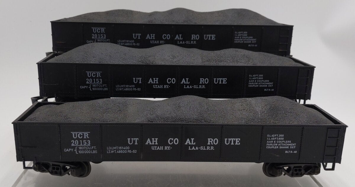 Pola 20153 O Scale 2-Rail UCR Gondola w/Load (3) EX