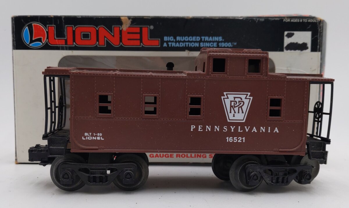Lionel 6-16521 O Gauge Pennsylvania Square Window Caboose #16521 EX/Box