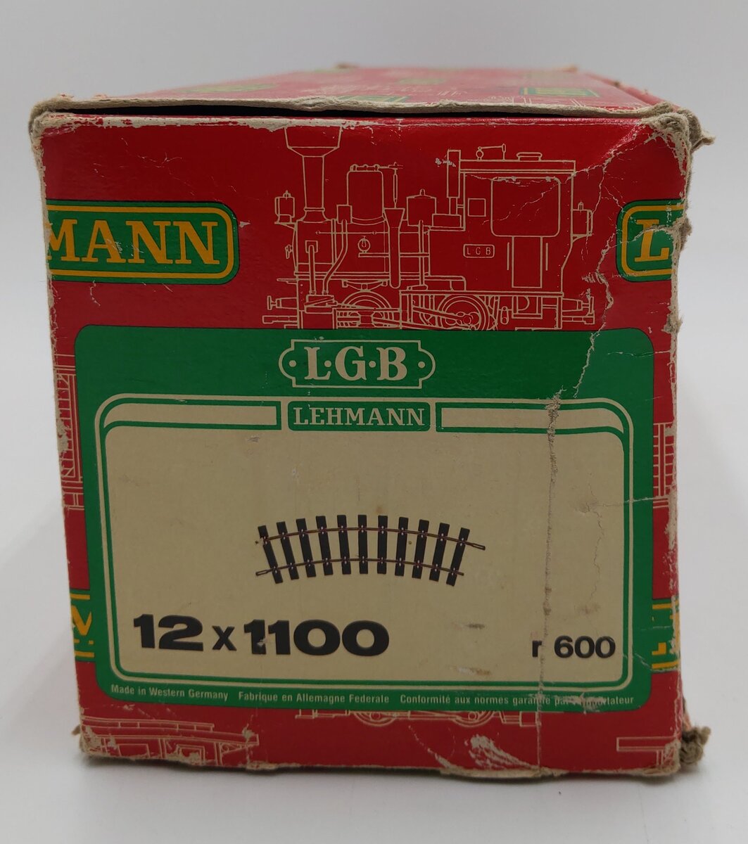 LGB 1100 G Scale 30 Degree Curved Track Sections (12) EX/Box