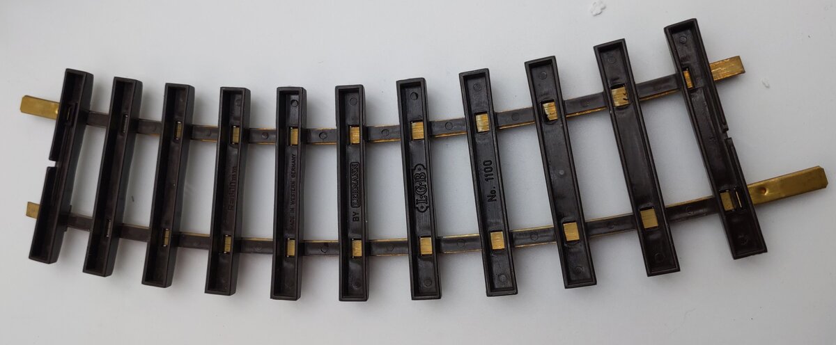 LGB 1100 G Scale 30 Degree Curved Track Sections (12) EX/Box
