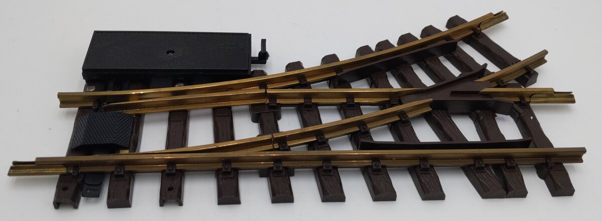 LGB 1210 G Gauge R1 Left Hand Manual Switch Turnout EX/Box