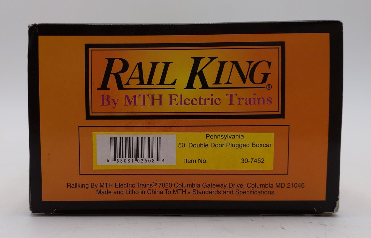 MTH 30-7452 O Gauge Pennsylvania Double Door Boxcar #90259 LN/Box