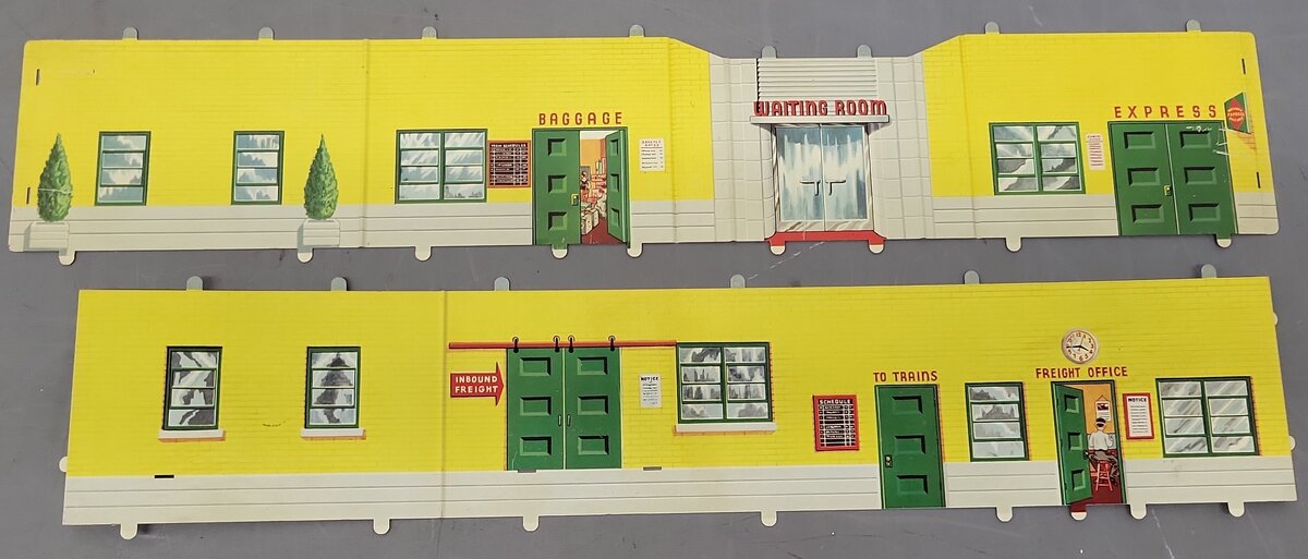 Marx Freight & Passenger Station Building Kit VG/Box