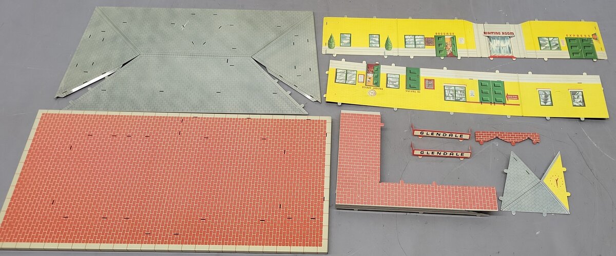 Marx Freight & Passenger Station Building Kit VG/Box