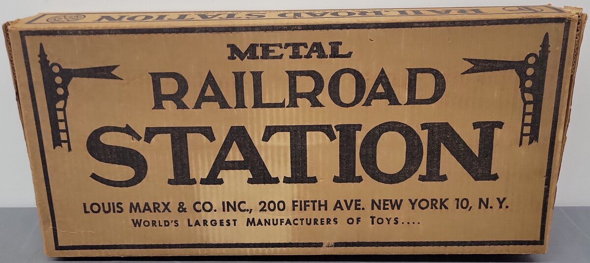 Marx Freight & Passenger Station Building Kit VG/Box