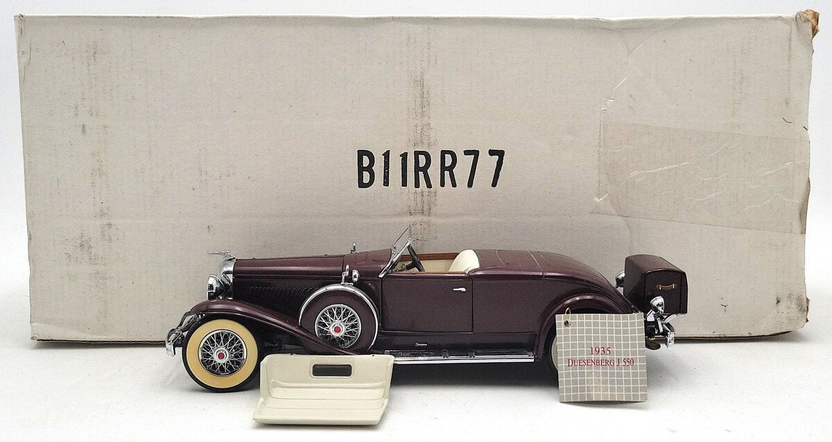 Franklin Mint B11RR77 1:24 Scale 1935 Duesenberg Model J Convertible Coupe EX/Box