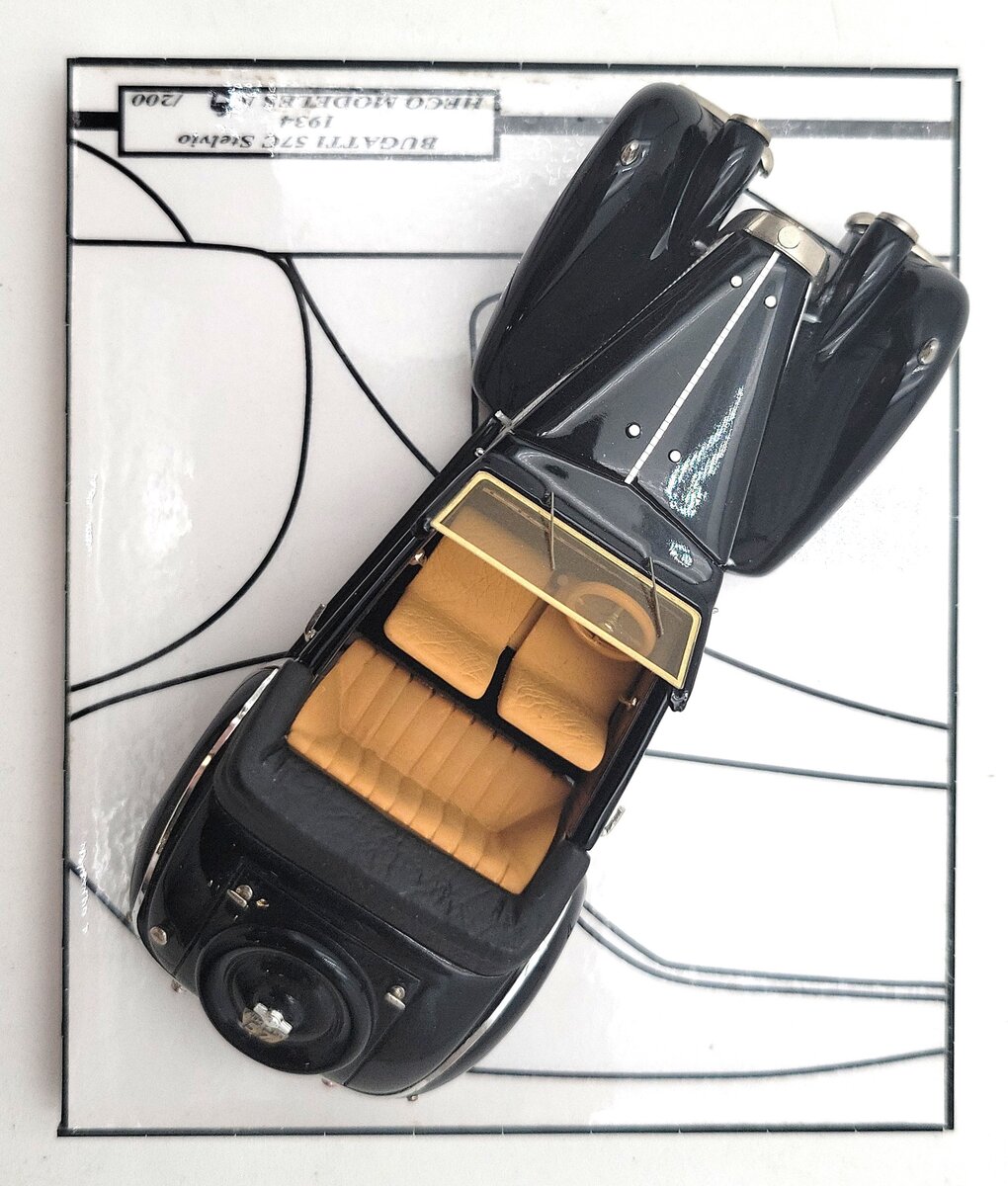 Heco Modeles HEC-373M 1:43 Diecast 1934 Type 57 Bugatti Stelvio LN/Box