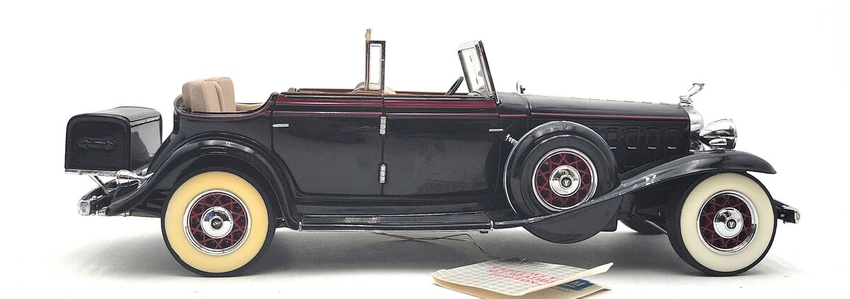 Franklin Mint B11A182 1:24 Diecast Elliot Ness 1932 Cadillac V-16 Phaeton EX/Box