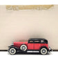 Franklin Mint B11RC15 1:43 Diecast Duesenberg 1929 Model J Car LN/Box