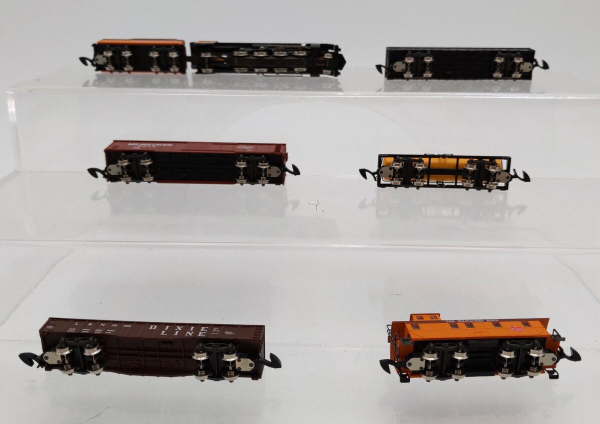 Marklin 8139 Milwaukee Road Z Gauge Steam Freight Train Set LN