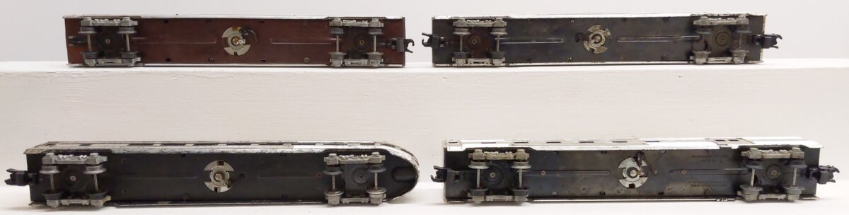 American Flyer S Gauge Vintage Chrome Passenger Cars: 960, 961, 962, 963 [4]