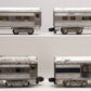 American Flyer S Gauge Vintage Chrome Passenger Cars: 960, 961, 962, 963 [4]