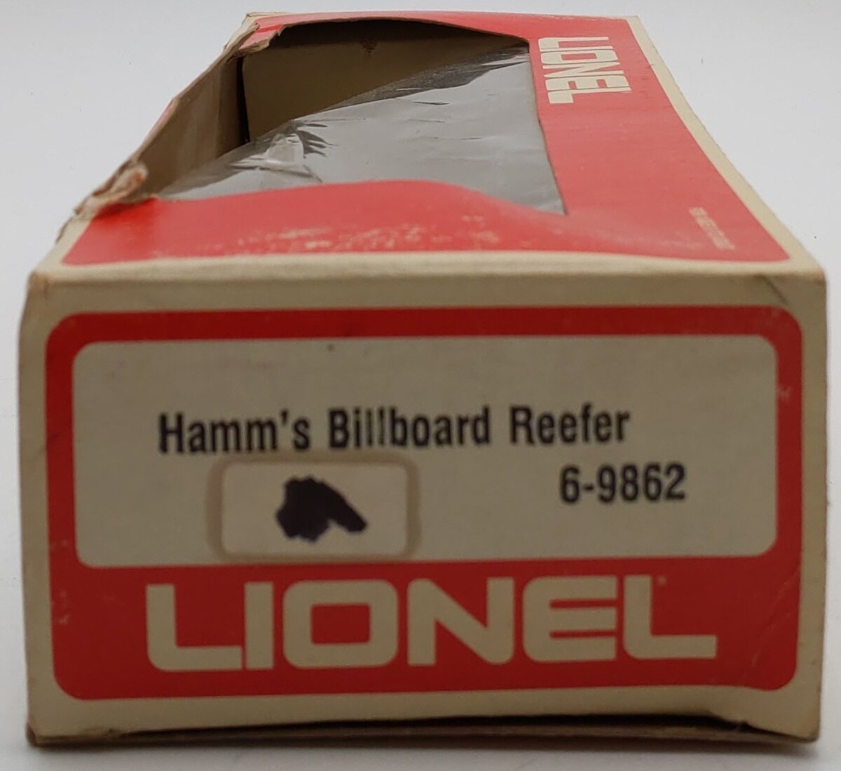 Lionel 6-9862 O Gauge Hamm's Beer Billboard Reefer Car VG/Box