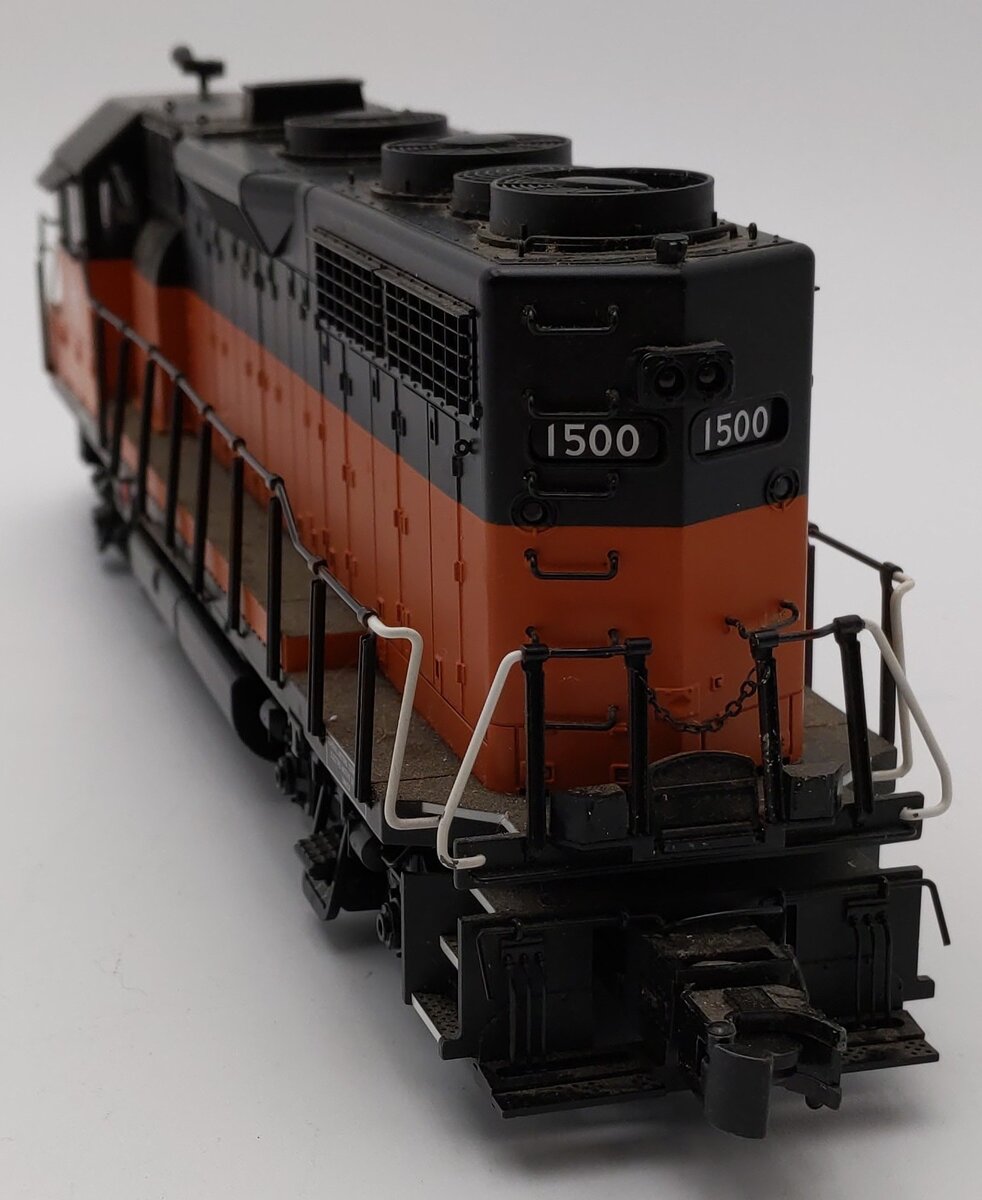 Atlas 1129-1 O Gauge Milwaukee Road GP-35 Powered Locomotive 3-Rail TMCC #1500 EX/Box