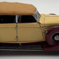 Franklin Mint B11E662 1:24 1934 Packard Convertible in Maroon/Cream LN