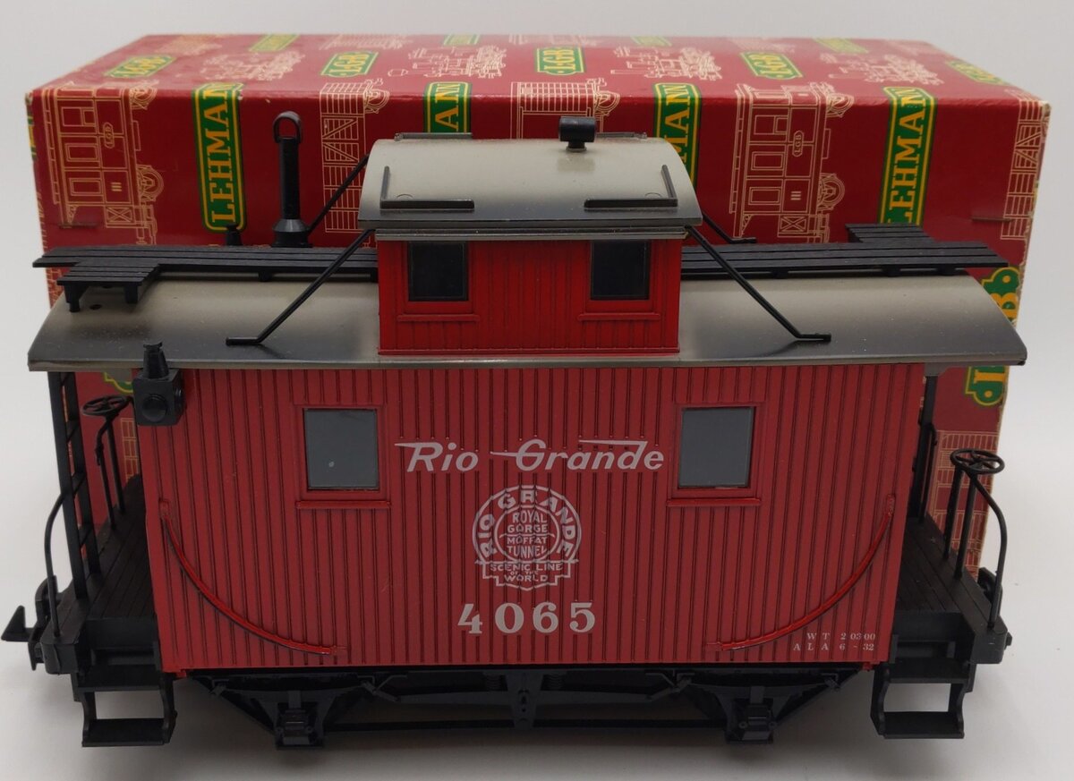 LGB 4065 G Scale Denver & Rio Grande Western Cupola Caboose #4065 EX/Box