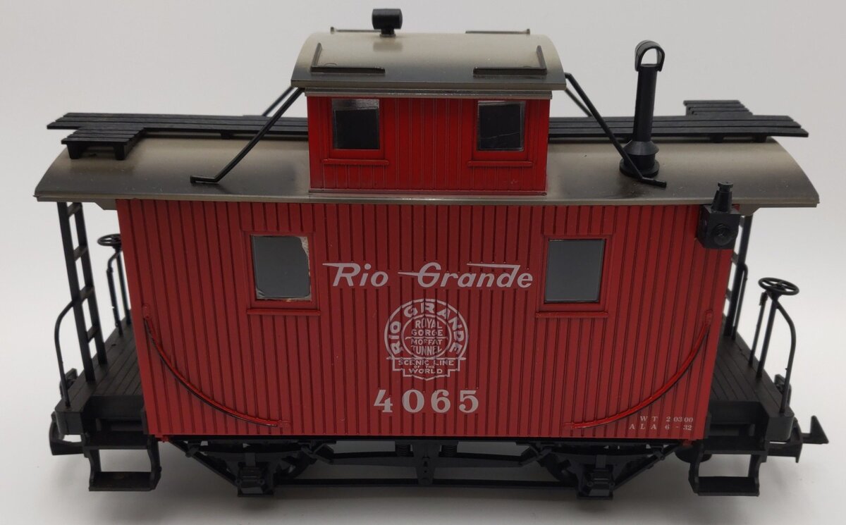 LGB 4065 G Scale Denver & Rio Grande Western Cupola Caboose #4065 EX/Box