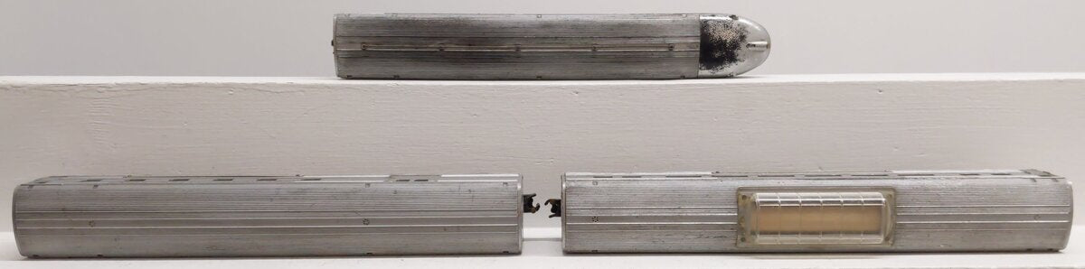 American Flyer S Gauge Vintage Silver Passenger Cars: 960 962 963 [3]