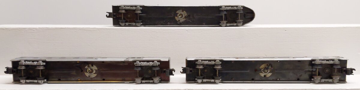 American Flyer S Gauge Vintage Silver Passenger Cars: 960 962 963 [3]