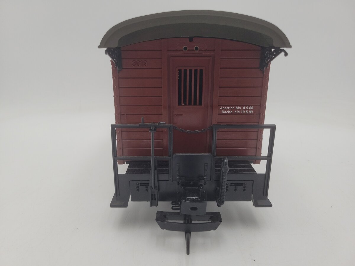 LGB 31190 G Scale DB Illuminated Boxcar with Taillights- Metal Wheels EX