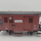 LGB 31190 G Scale DB Illuminated Boxcar with Taillights- Metal Wheels EX