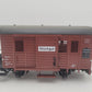 LGB 31190 G Scale DB Illuminated Boxcar with Taillights- Metal Wheels EX